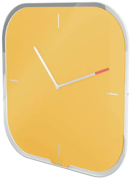 LEITZ Nástěnné hodiny Cosy, teplá žlutá