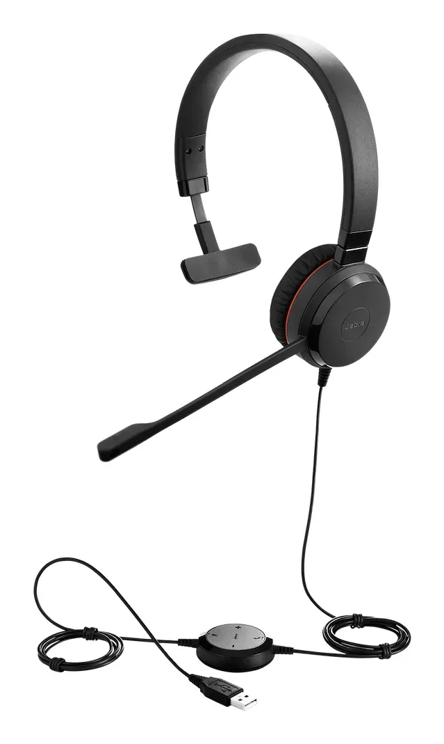 Jabra Evolve 30 II, Stereo UC, USB C/A adapter