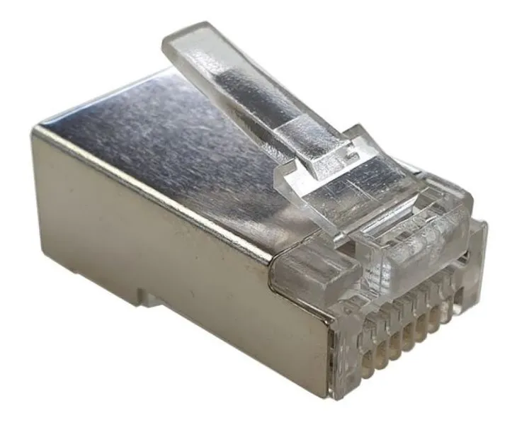 XtendLan Konektor RJ45 CAT5e, STP, EZ type, drát, 50u, balení 100ks