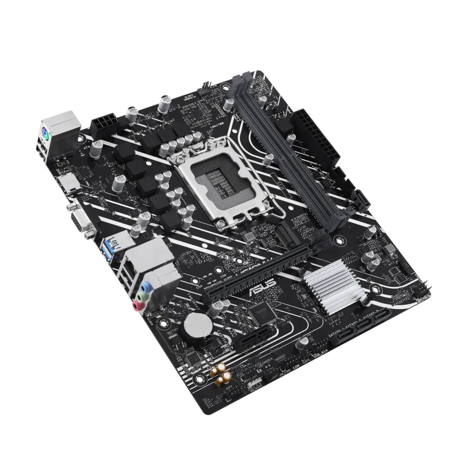 ASUS MB PRIME H610M-K (LGA1700, H610, DDR5-5600, D-Sub+HDMI, USB 3.2 Gen1, mATX)
