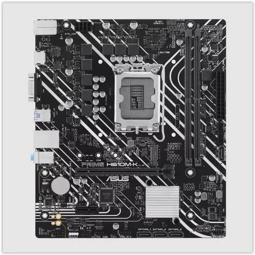 ASUS MB PRIME H610M-K (LGA1700, H610, DDR5-5600, D-Sub+HDMI, USB 3.2 Gen1, mATX)
