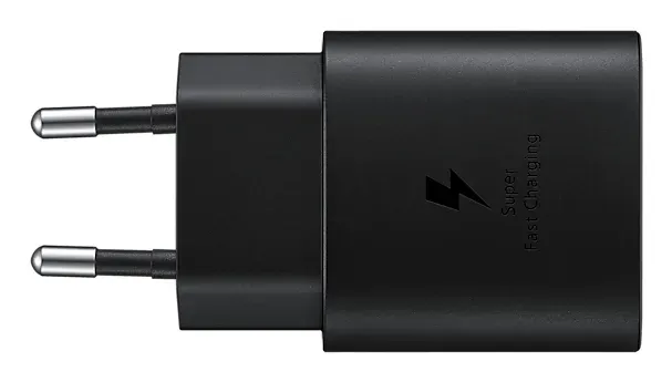 Samsung cestovní nabíječka EP-TA800EBE, PD, Fast charging, USB-C, 25 W, černá, (bulk)