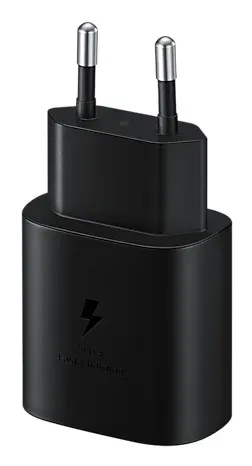 Samsung cestovní nabíječka EP-TA800EBE, PD, Fast charging, USB-C, 25 W, černá, (bulk)