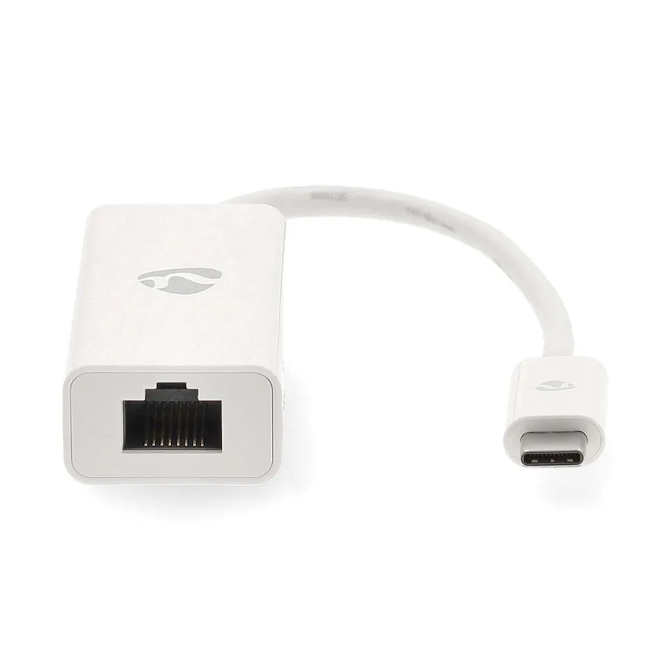 Nedis CCGB64950WT02 - Síťový adaptér USB | USB 3.2 Gen 1 | 1000 Mbps | USB-C Zás