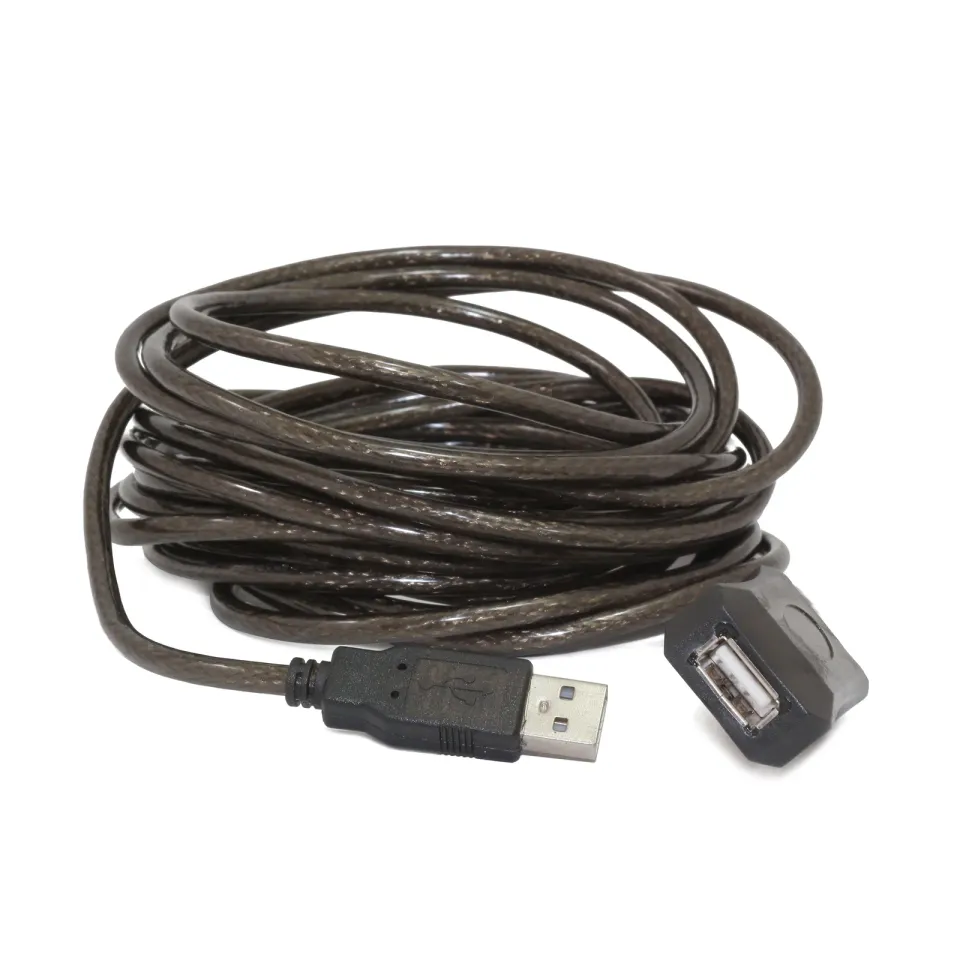 GEMBIRD CABLEXPERT Kabel USB 2.0 aktivní prodlužka, 10m, černá