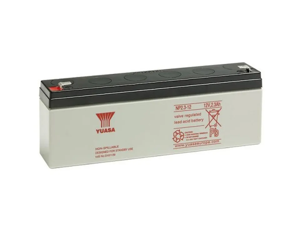 Fukawa YUASA NP2,3-12 (12V; 2,3Ah; faston F1-4,7mm; životnost 5let)
