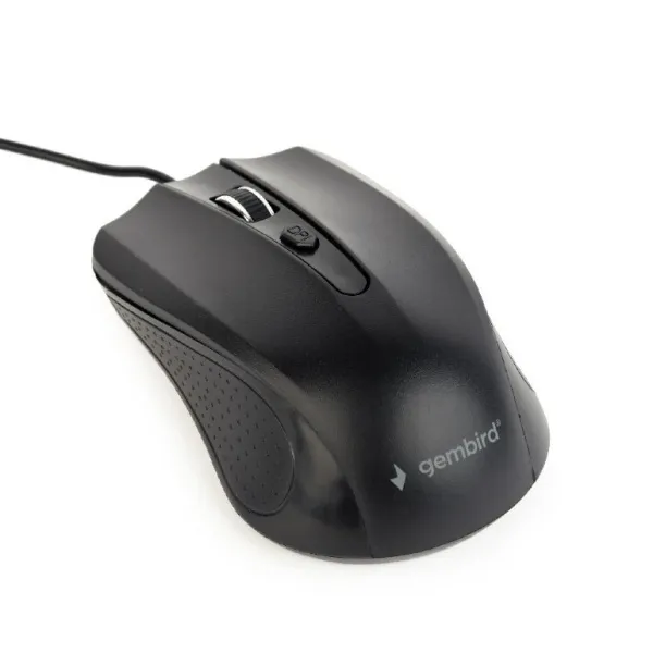 Gembird Myš MUS-4B-01L, USB, optická, černá, kabel 1,8m