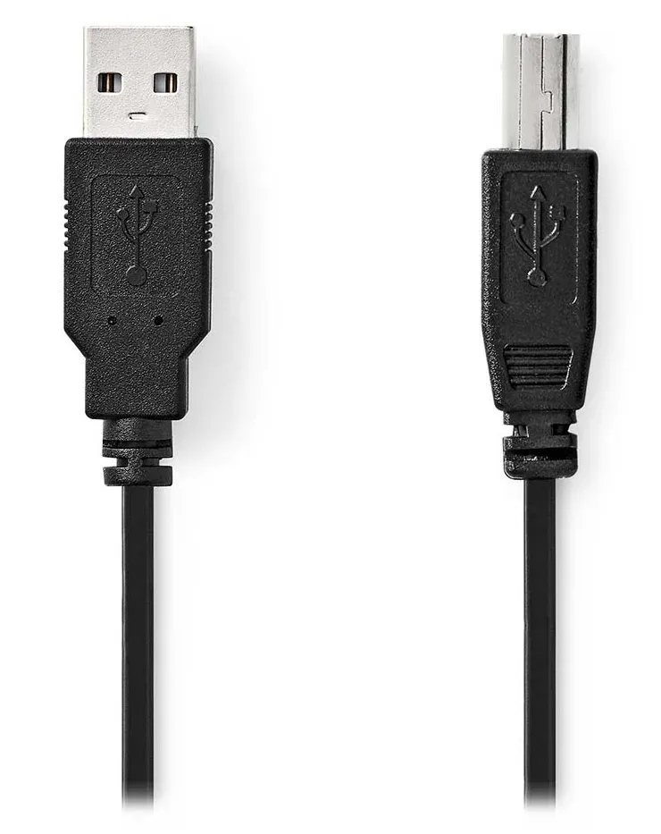 Nedis CCGL60100BK50 - USB 2.0 kabel | USB-A Zástrčka - USB-B Zástrčka | 5 m | Če