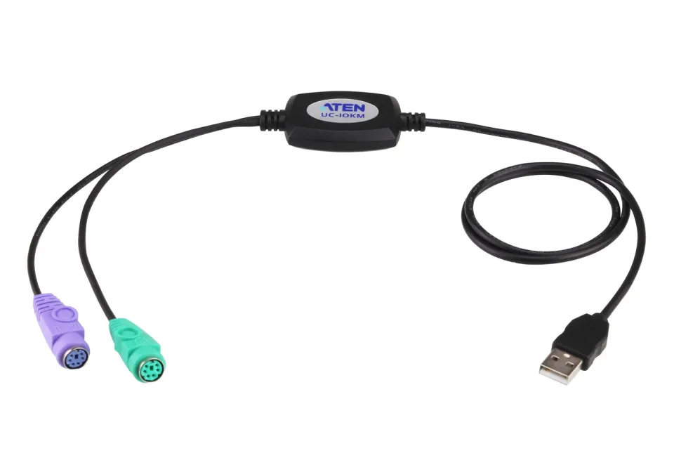 ATEN UC-10KM Konvertor USB - 2xPS/2 (myš a klávesnice)