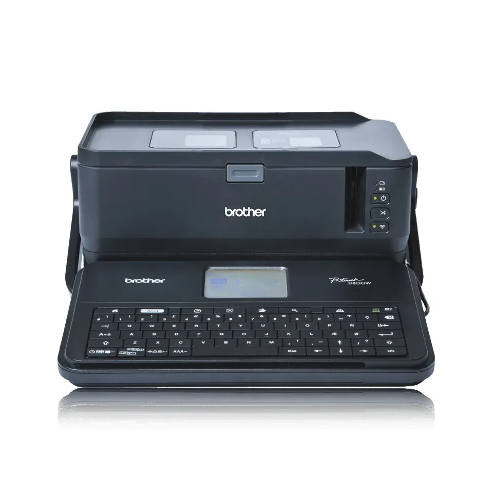 BROTHER tiskárna štítků PT-D800W - 36mm, pásky TZe, tiskárna s velkým barevným displejem, WIFI, Klávesnící,