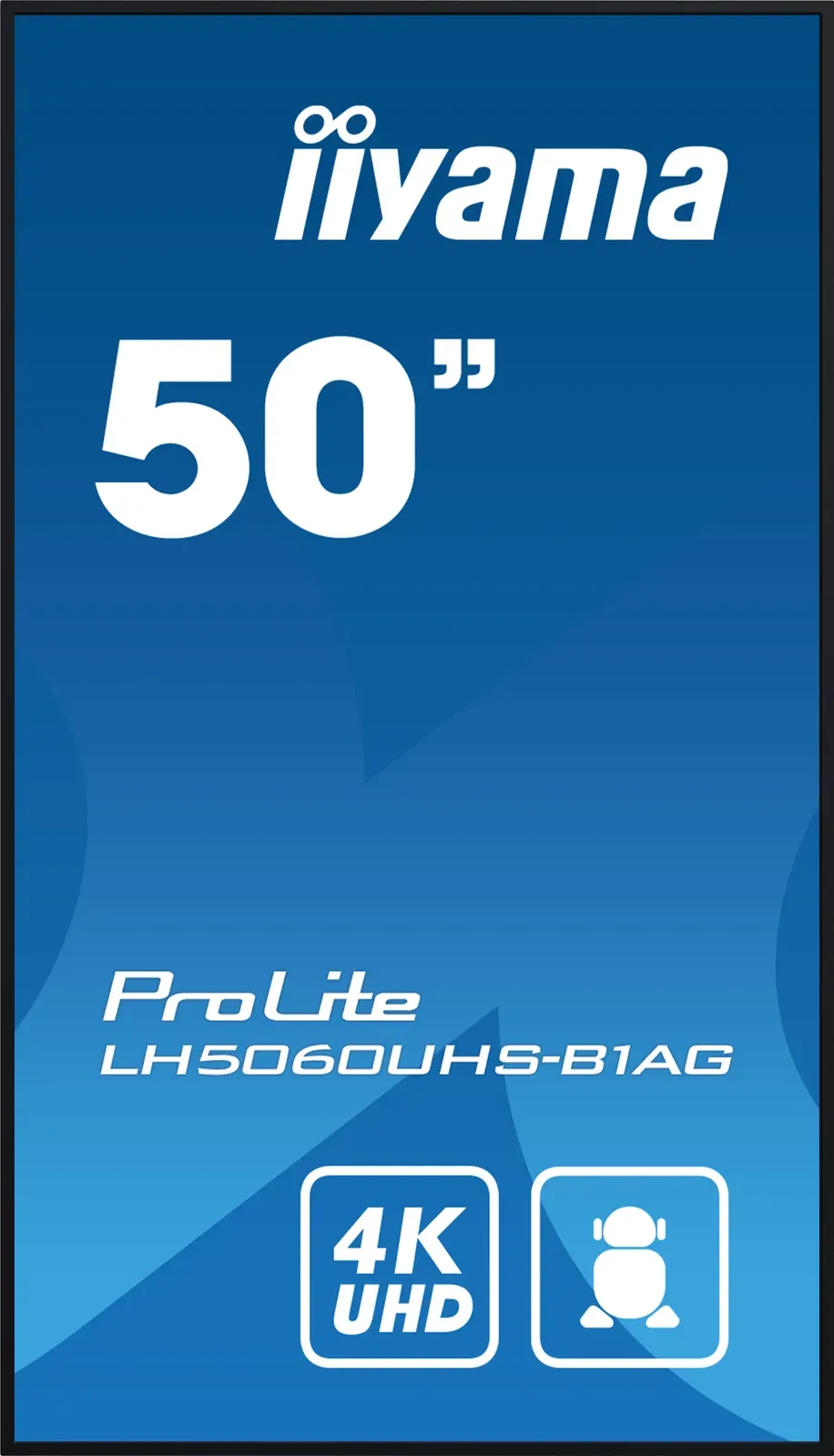 50" iiyama LH5060UHS-B1AG:IPS,4K UHD,24/7,Android