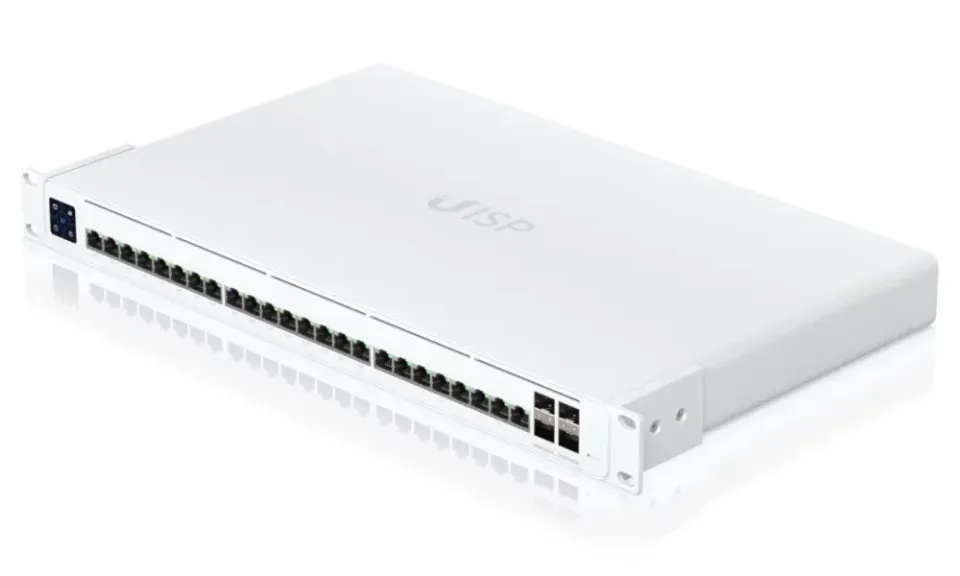Ubiquiti UISP Switch Pro - 24x GbE, 4x SFP+, 16x PoE Out 27V (PoE budget 220 W)