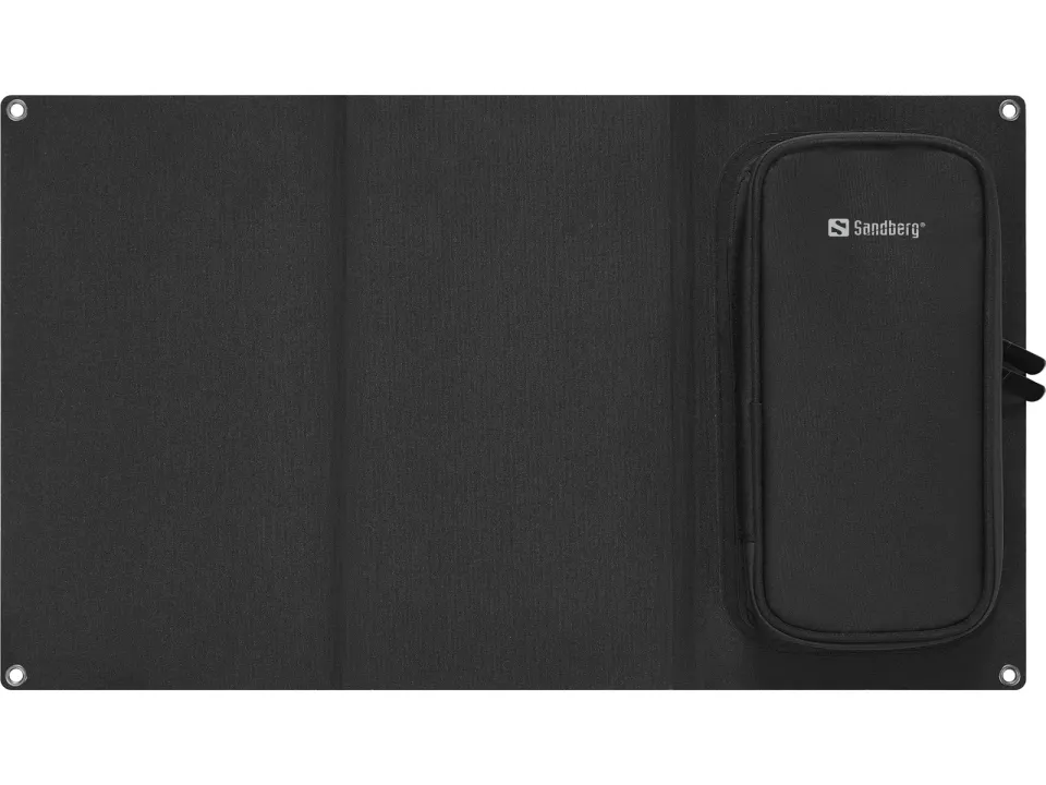 Sandberg SolarPanel 22W Powerbank 10000 mAh, solární powerbanka, černá