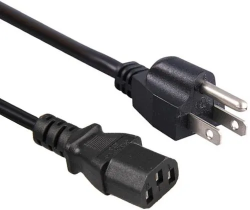 Kabel síťový k počítači 1.8m-2m s USA zástrčkou