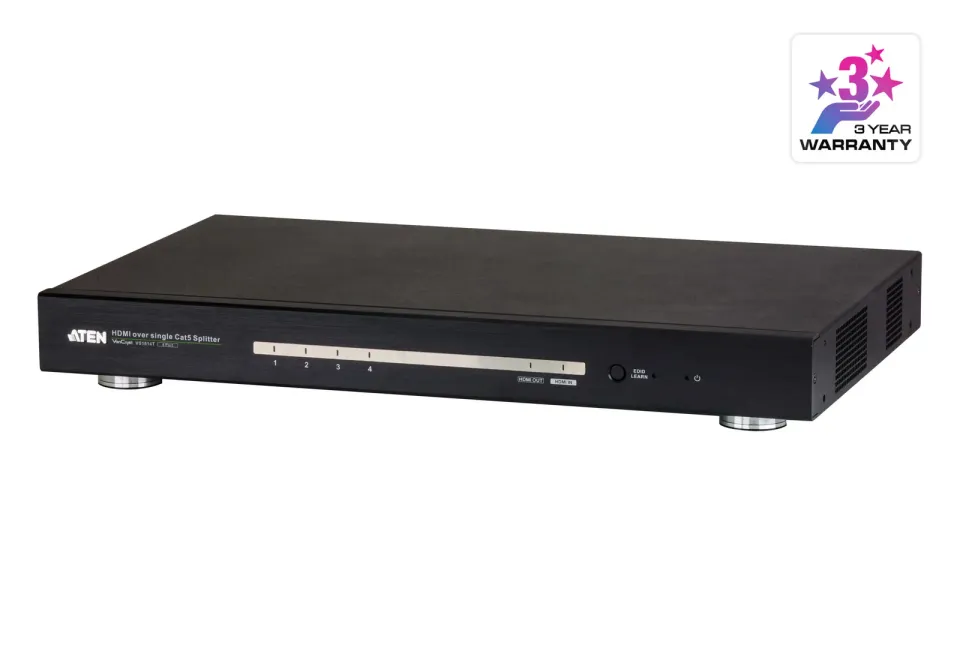 ATEN VS1814T 4-portový HDMI HDBaseT rozbočovač (HDBaseT třída A) 4K, 100m