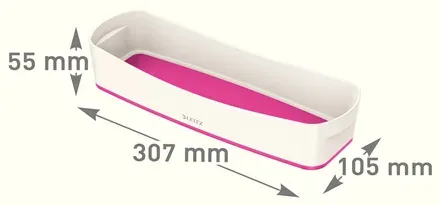 LEITZ Organizér MyBox, bílá/růžová