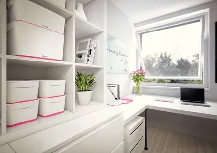 LEITZ Organizér MyBox, bílá/růžová