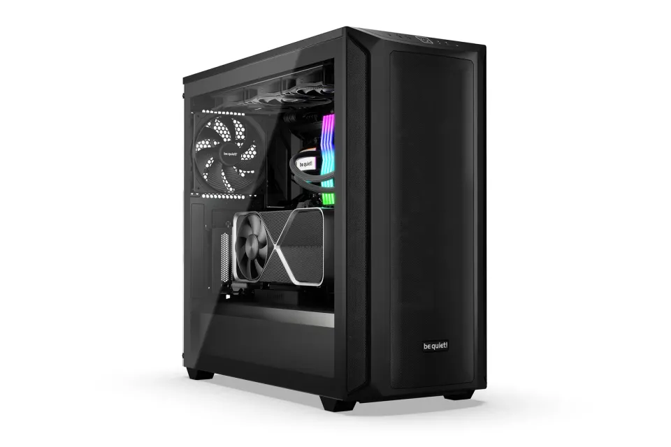 Be quiet! skříň SHADOW BASE 800 / 3x140 mm fan / USB-C / 2xUSB 3.0 / tvrzené sklo/ černá
