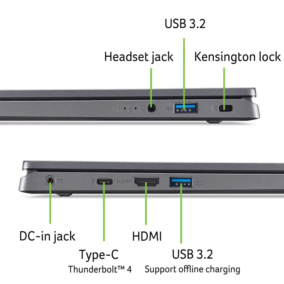 ACER NTB Aspire 17 (A17-51M-7765),Core 7 150U,17.3"FHD,16GB,512GB SSD,Intel Graphics,W11P,Gray