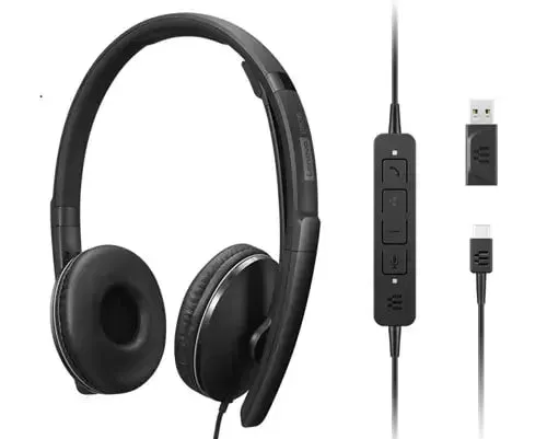 Lenovo sluchátka Wired ANC Headset Gen 2 (Zoom)