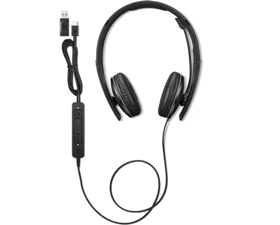Lenovo sluchátka Wired ANC Headset Gen 2 (Zoom)