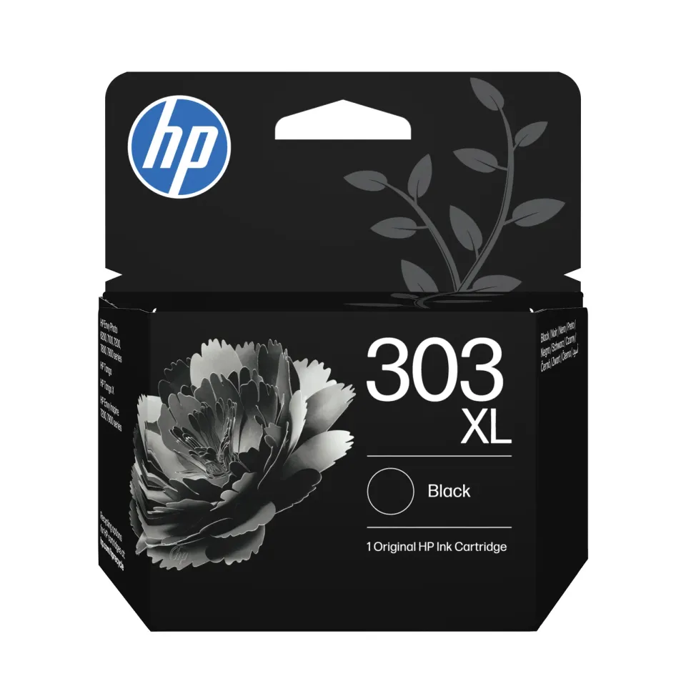 HP T6N04AE originální náplň č.303XL černá velká cca 600 stran (pro HP Envy 7220e, 7221e, 7920e, 7921e)