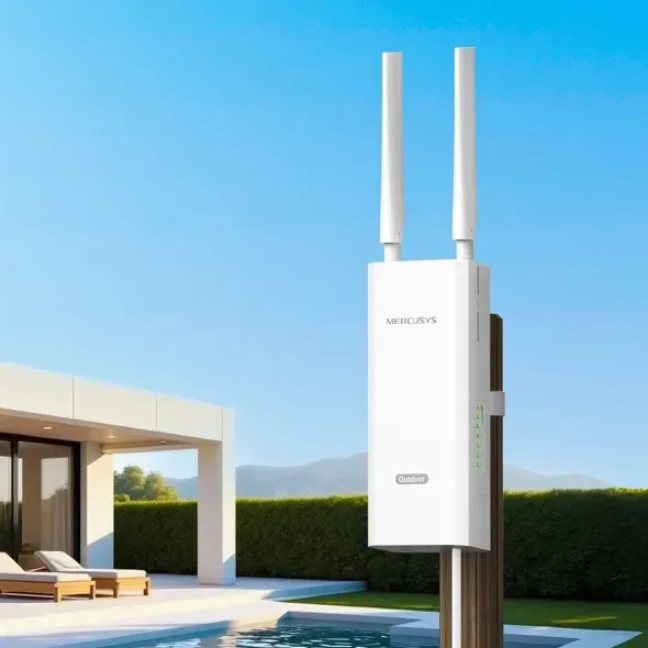MERCUSYS MB118-4G venkovní-pout door WiFi4 router (N300, 4G LTE, 2,4GHz, 1x100Mb/s LAN/WAN,1xnanoSIM,1xPoE-Out)