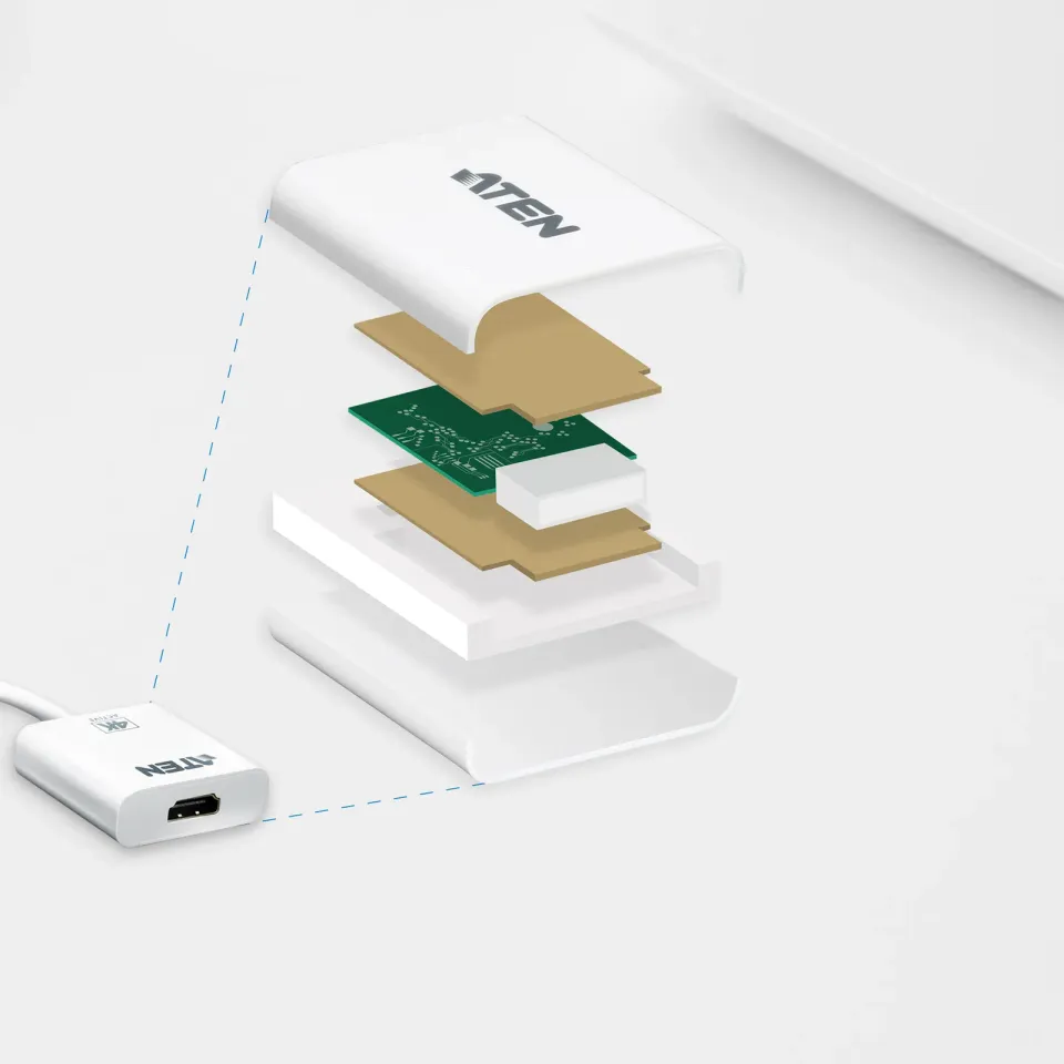 ATEN DisplayPort to 4K HDMI Active Adapter