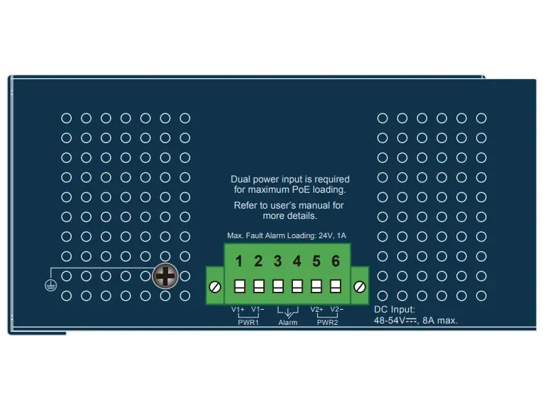 Planet IGS-1000-8UP4X průmyslový L2 switch, 8x1Gb, 4x10Gb SFP+,8x PoE 802.3bt 240W, -40~75°C, dual 48-54VDC,IP30,fanless