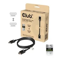 Club3D Kabel Ultra Rychlý HDMI™ Certifikovaný HDMI™ 4K120Hz, 8K60Hz, 2m, 28 AWG