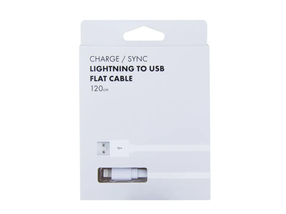 AVACOM LIG-120W kabel USB - Lightning, 120cm, bílá