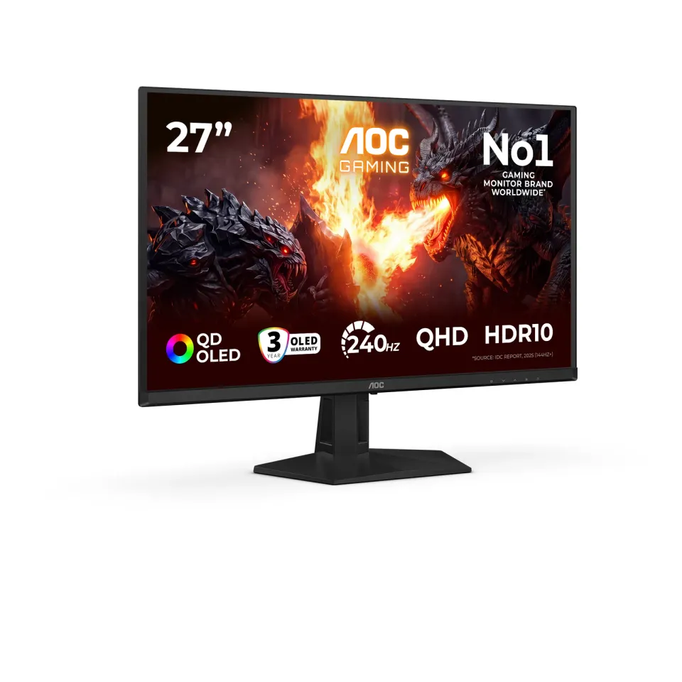 AOC Gaming/Q27G41ZDF/26,5"/QD-OLED/QHD/240Hz/0,03ms/Černá/3R