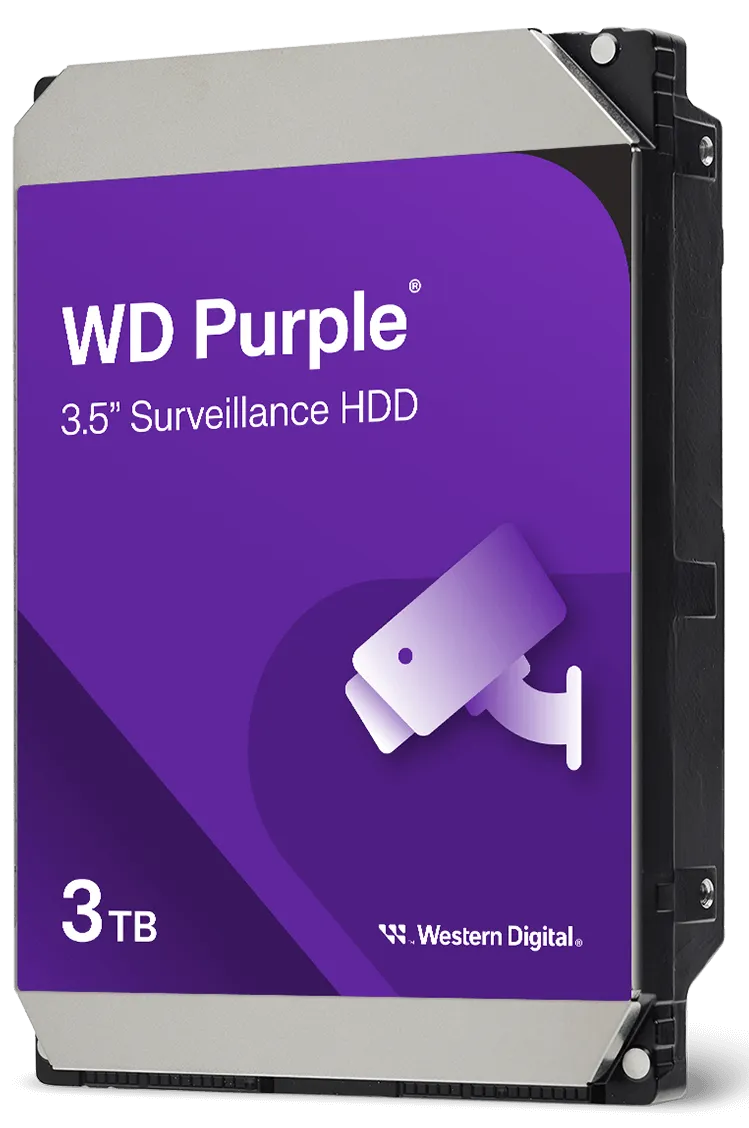 WD PURPLE WD34PURZ 3TB SATA/600 128MB cache, 5400 RPM, CMR