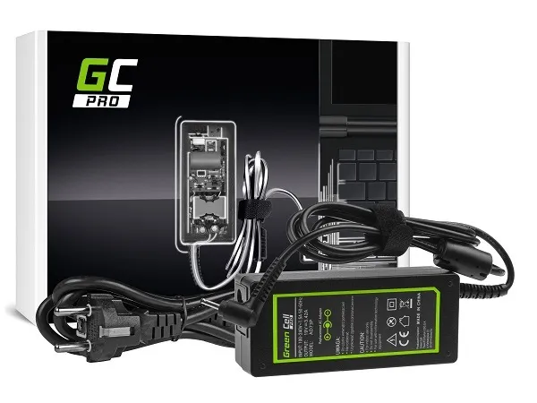 Green Cell PRO Charger / AC Adapter 19V 3.42A 65W for Acer Aspire S3 S3-331 S3-3