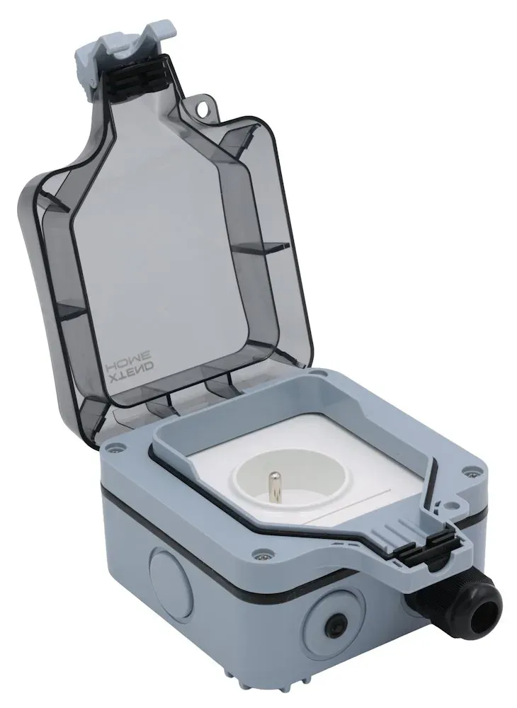 Xtend Home chytrá venkovní zásuvka, IP66, WiFi, správné spínání fáze, Tuya