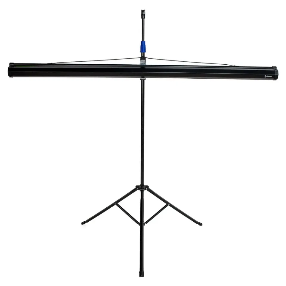 AROZZI Green Screen/ zelené plátno pro fotografy a streamery/ mobilní trojnožka 90" (228 cm)/ 157 x 157 cm/ case černý
