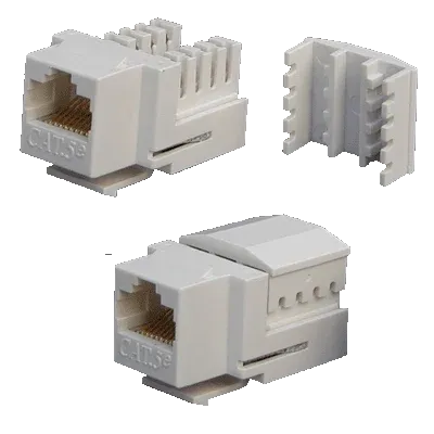 DATACOM Keystone UTP RJ45 Cat5E Dual MINI bílý