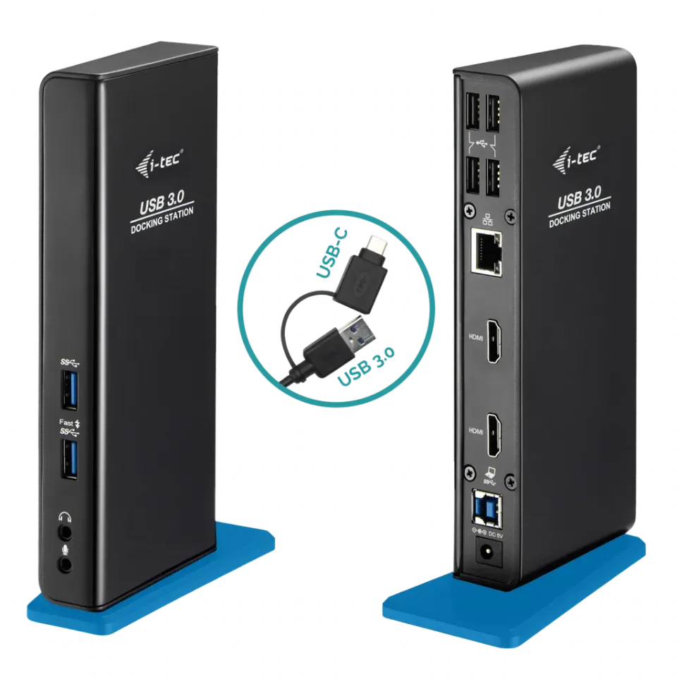i-tec USB 3.0/USB-C Dual HDMI Docking Station