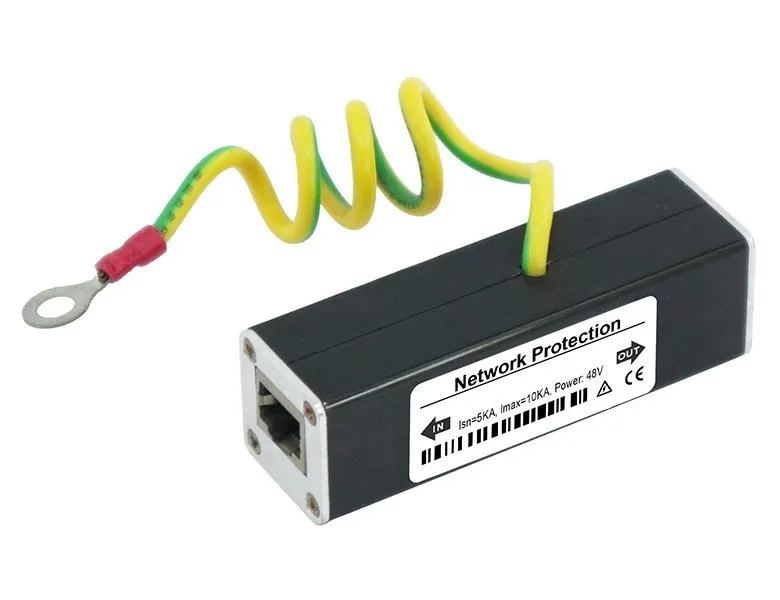XtendLan Přepěťová ochrana UTP vedení, zemnící vodič, 100/1000Mbit, chrání dva páry