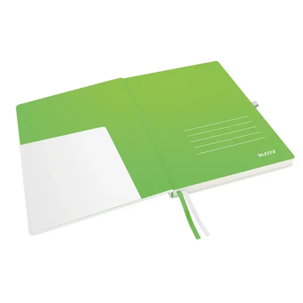 LEITZ Zápisník Complete, A4, linka, červená