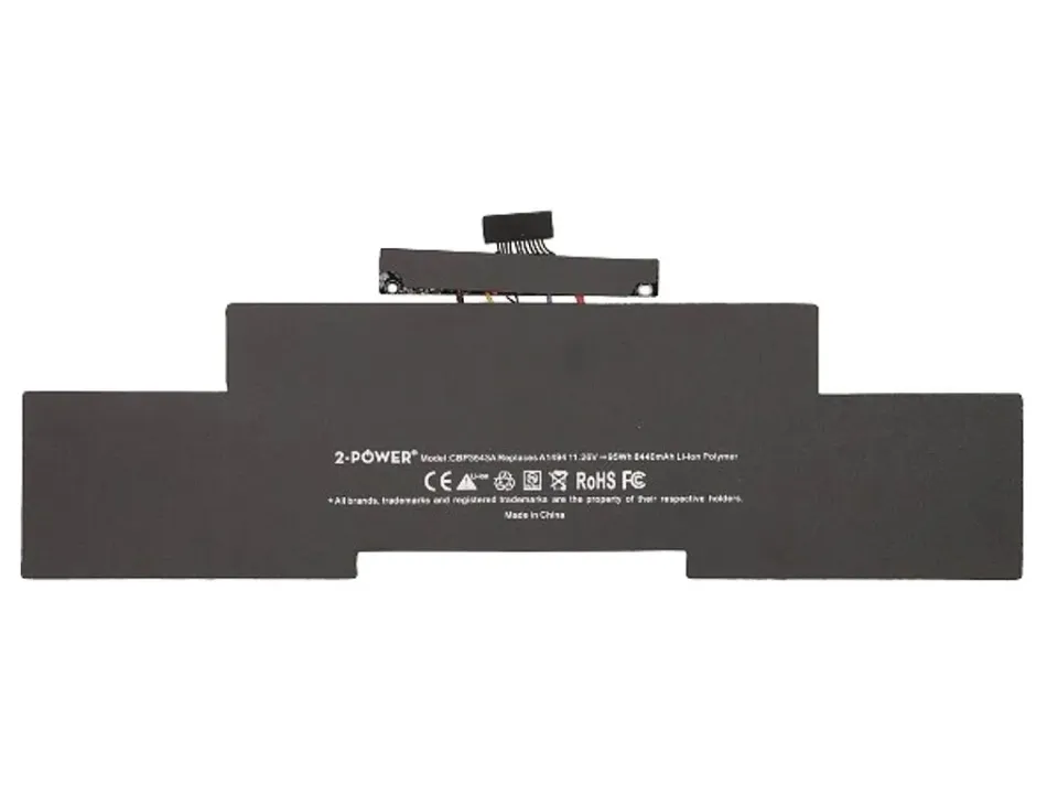 2-Power baterie pro APPLE MacBook Pro 15" Late 2013 EMC2674 A1398 3 ?lánková Bat