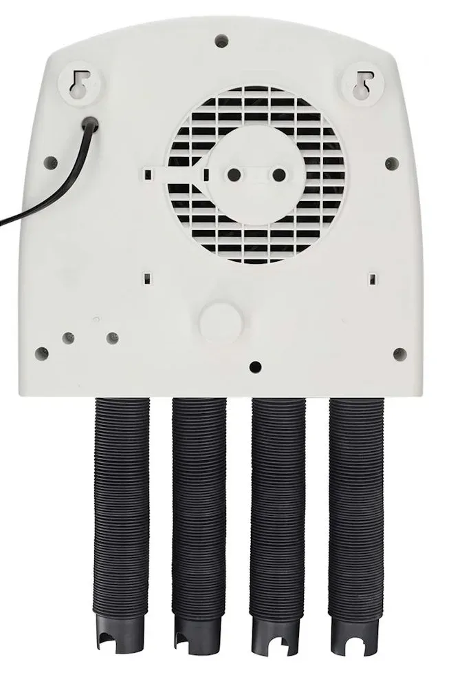 NEDIS vysoušeč obuvi/ 350 W/ 45 °C/ pro dva páry bot nebo holínek/ bílý