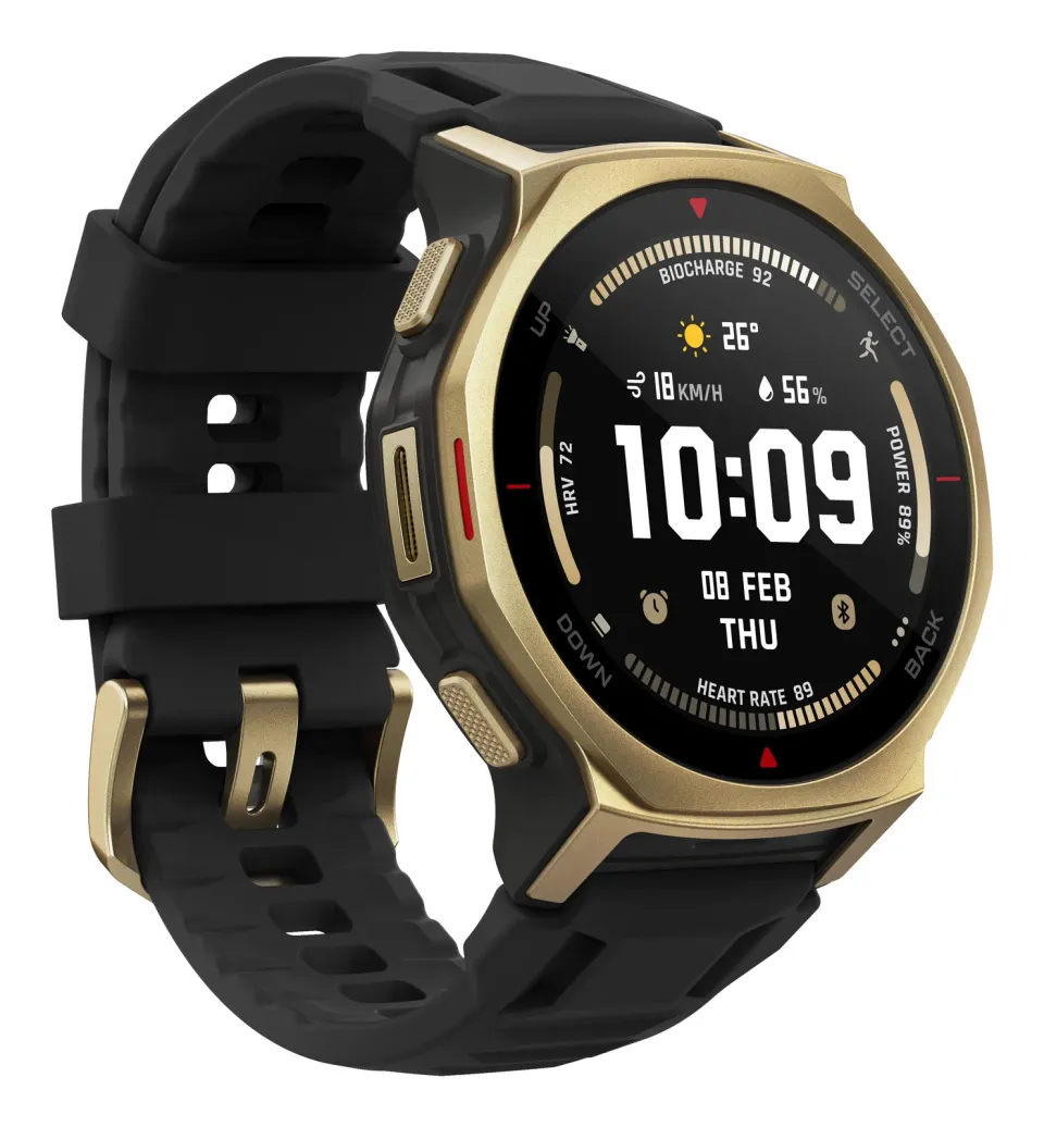 Amazfit T-Rex 3 Pro/44/Sport Band/Black Gold