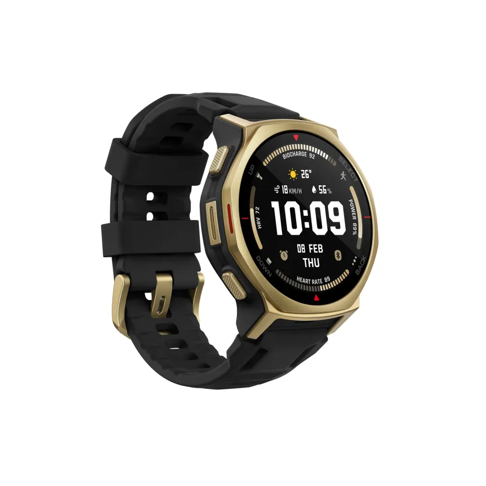 Amazfit T-Rex 3 Pro/44/Sport Band/Black Gold