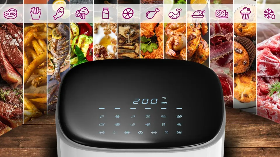 Salente AirFit, horkovzdušná fritéza 4v1, 3,5 l, bílá