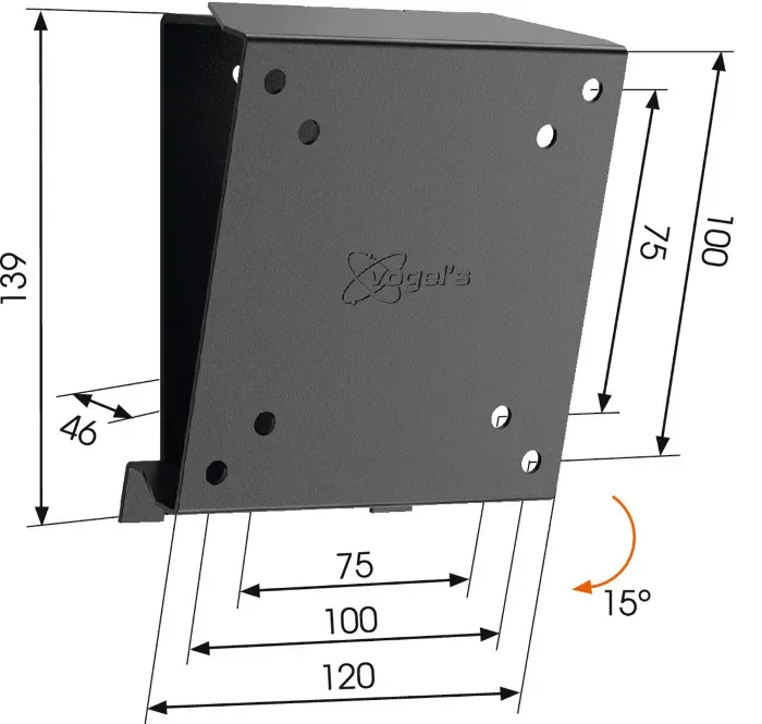 MA1010 LCD držák na stěnu Vogel´s, 17-26", náklon