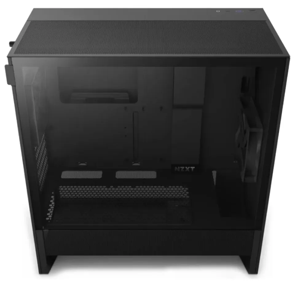 NZXT skříň H5 Flow edition / 2x120 mm fan / USB 3.0 / USB-C 3.1 / průhledná bočnice / mesh panel / černá
