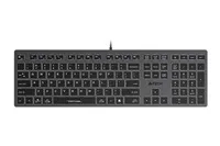 A4tech Klávesnice FX60, Podsvícená bílá, USB, CZ, šedá