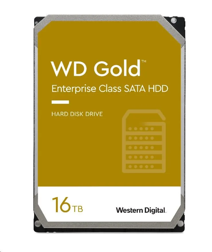 WD GOLD WD161KRYZ 16TB SATA/ 6Gb/s 512MB cache 7200 ot.
