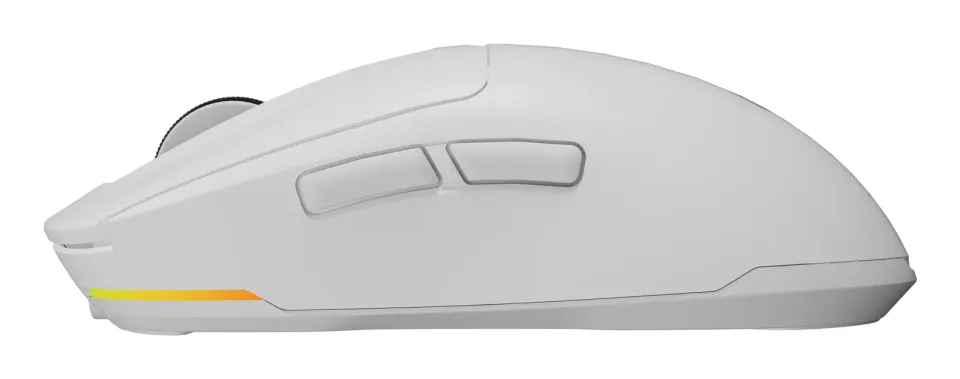 Genesis herní myš ZIRCON 660 PRO/Herní/Optická/Pro praváky/26 000 DPI/Drátová+bezdrátová/Bílá